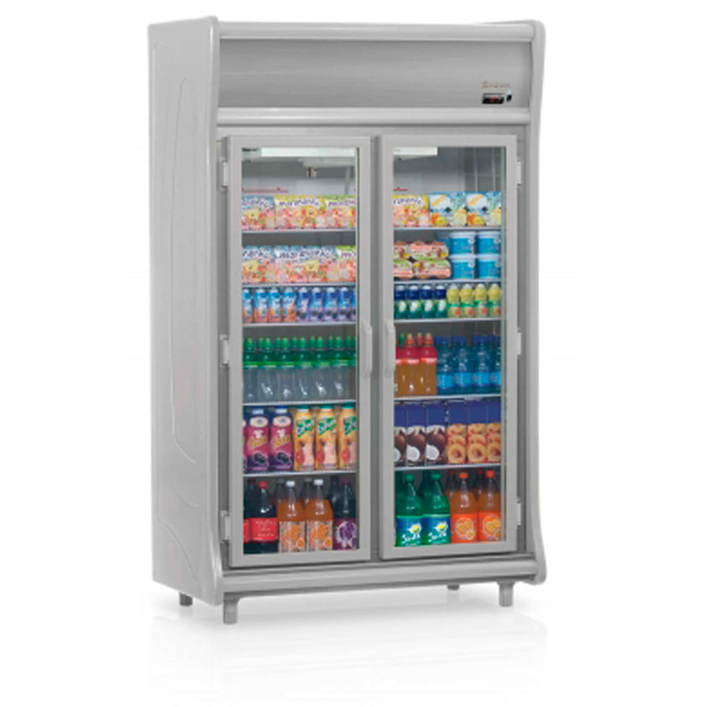 Refrigerador/Expositor "TOP" Vertical Gemini GEVT 2 Portas Gelopar