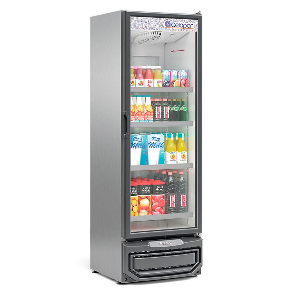 Refrigerador/ Expositor Vertical Conveniência GCVR-45 TI Tipo Inox 445 ...