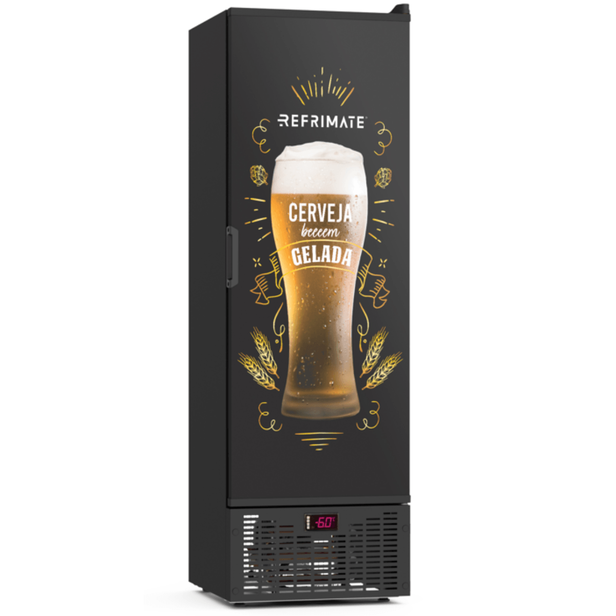 Cervejeira Vertical 1 Porta 572L GCB-57 BIN PR Gelopar
