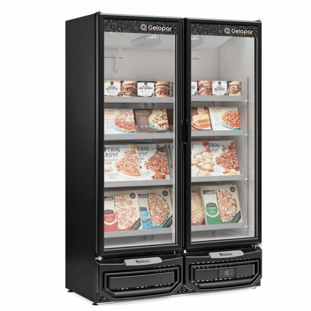 Freezer Vertical 578L -18°C a -22°C GPF-57 Preto Gelopar