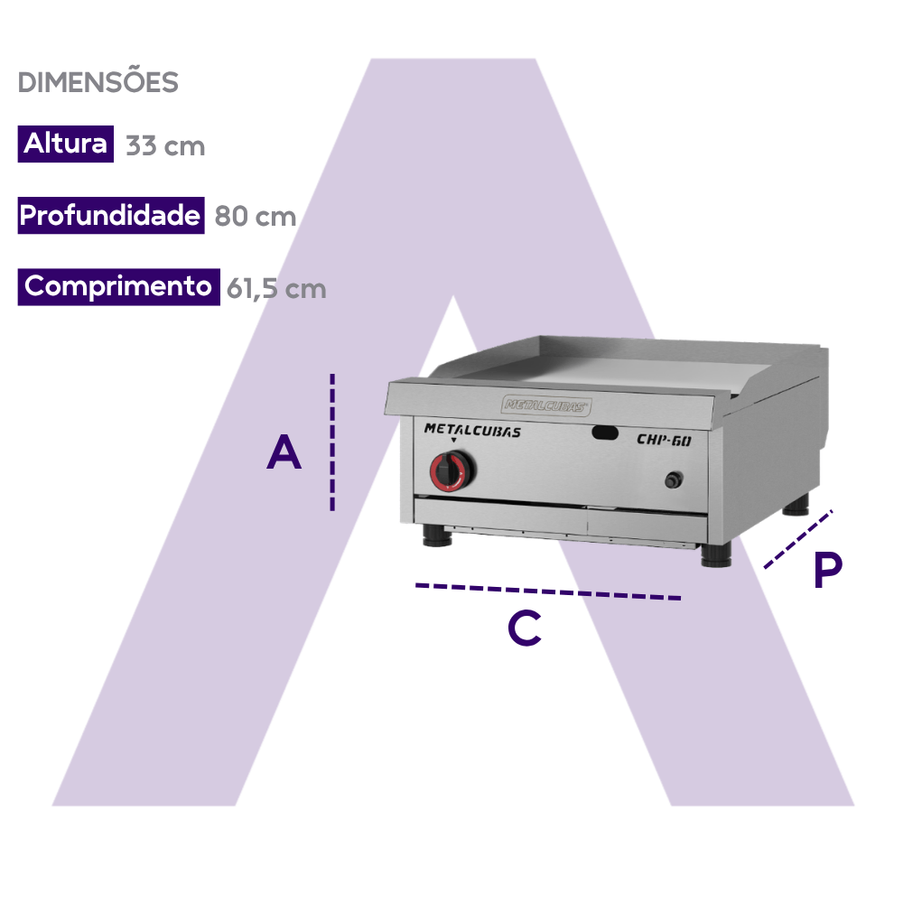 MTC0094-26429--CHP-60-GAS-DIMENSOES